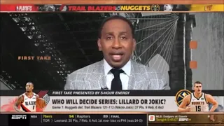 [Stephen A. Smith] Jokic is a “big tub a’ lard,” and will lead the Nuggets to a series win.
