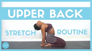 UPPER BACK FLEXIBILITY STRETCH ROUTINE FOR DANCERS | Stretches for Upper Back and Chest(Beg - Inter)