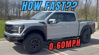 2024 Ford F-150 Raptor R 0-60mph faster than a Ram TRX?