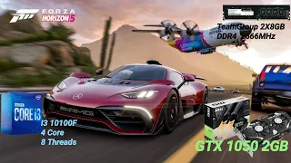 (I3 10100F Gtx 1050 2GB) Forza Horizon 5