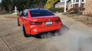 BMW G80 M3 Stock Cold Engine Revs