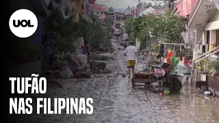 Tufão causa mortes e destruição nas Filipinas