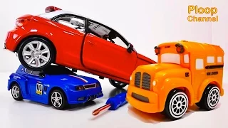 NEW Bussy & Speedy AUDI A1 Construction - Bburago Toy Cars for Children.Stories for Kids