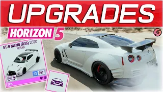 WIDEBODY Nissan GTR NISMO Customization Forza Horizon 5 GTR NISMO ALL Upgrades + Gameplay FH5