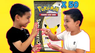 Rock Paper Scissors Open 50x Celebrations Packs CKN