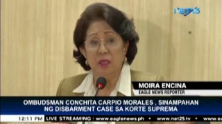 Ombudsman Conchita Carpio Morales, sinampahan ng disbarment case sa Korte Suprema