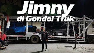 KEPULANGAN JIMNY CHALLENGE: KETIGA JIMNY NAIK CAR CARRIER