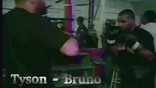 Майк Тайсон   Франк Бруно Mike Tyson   Frank Bruno training fight