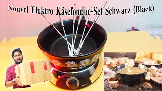 Nouvel Elektro Käsefondue Set Schwarz Black | Unboxing Video | Tamil Vlog | In Switzerland🇨🇭