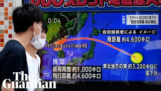 North Korea missile launch prompts rare alert in Japan