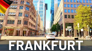 Best of Frankfurt Germany driving tour 🇩🇪 4K Video. Driving in Frankfurt City