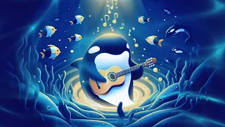 古典吉他：跟隨著虎鯨的琴聲悠遊於音樂的大海之中(#classicguitar #古典吉他 #專注 #讀書 #癒やし音楽 #シャチ)