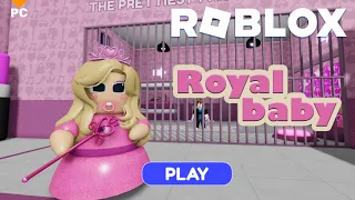 Royal Baby Barry's Prison Run Obby ROBLOX (full gameplay PC)