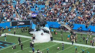 Cam Newton Homecoming.  Carolina Panthers Player Introductions vs WFT 11/21/21