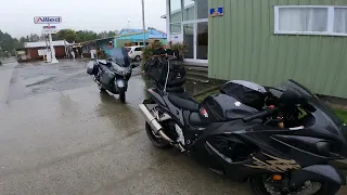 sometimes you gotta just ride in the wet!