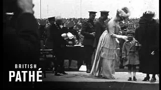 King George V And Queen Mary At Tyneside (1914-1918)