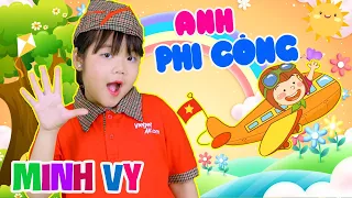 LK Nhạc Thiếu Nhi Anh Phi Công Ơi, Em Muốn Làm Phi Công - Bài Hát Vui Nhộn Cho Bé