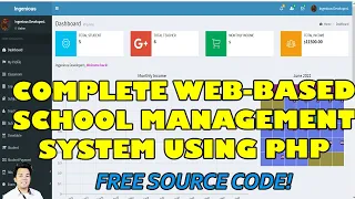 Complete Web-Based School Management System using PHP MySQL | Free Source Code Download