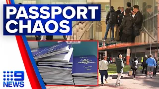 Long waits to renew passport as Aussies look to head overseas | 9 News Australia