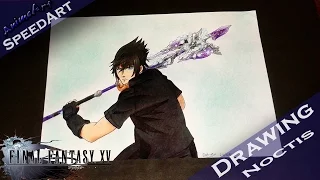 [SpeedArt] Drawing Noctis Lucis Caelum (Final Fantasy XV)