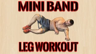 Follow Along Leg Workout Using ONLY Mini Bands