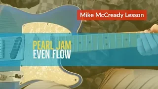 PEARL JAM - Learn to Play "Even Flow" Guitar Lesson and Solo | Mike McCready