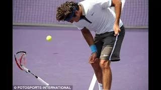 CRAZY Angry moments by Roger Federer Smashing Rackets 2018