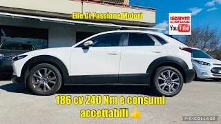 MAZDA CX30 2021 e SkyActv X 2.0 COME VA e quanto consuma Heaven auto