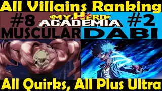 Top 10 villains, quirks and Secret Plus Ultra moves, My hero academia 2020