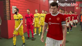 PES 2021 - Manchester United vs Villarreal - UEFA Champions League - Gameplay PC