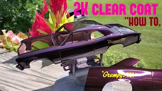 (HOW TO) use 2K clear on model cars/clear over decals