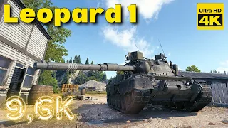 World of Tanks 9 Kills 9,6k damage Leopard 1 | 4K Video | - My battle My rules