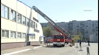 Пожарные учения в СК "Юбилейный"