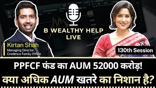 PPFC Fund Growth | Parag Parikh Flexi Cap AUM | Mutual Fund Queries | B Wealthy Help Live