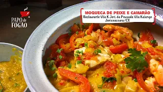 Moqueca de peixe e camarão