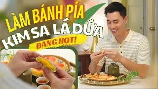 LÀM BÁNH PÍA KIM SA LÁ DỨA CHO DỊP TRUNG THU NĂM NAY