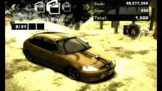 need for speed most wanted honda civic