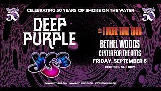 Deep Purple with YES at Bethel Woods on Friday, September 6, 2024