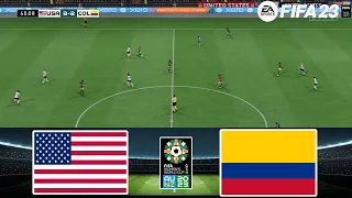 FIFA 23 - USA vs Colombia 27/5/2024 - FIFA Women's World Cup 2023 - Gameplay PS5