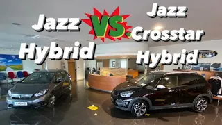 Jazz Crosstar Hybrid Vs Jazz Hybrid - what are the differences ?￼ #crosstar #hondajazz