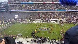 2019 Army Navy Game Team Entrances, National Anthem, Coin Toss