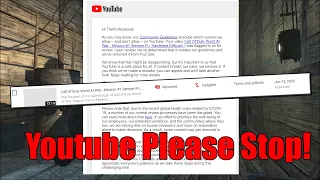 Youtube Accuses Me Of Violating Community Guidelines, Deletes My Video! My Channel Got A Warning