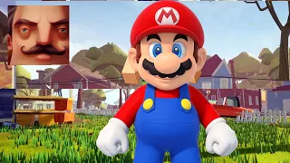 Hello Neighbor - New Neighbor Big Mario Full History Gameplay Walkthrough