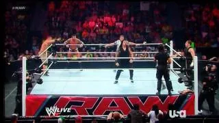 John Cena, Randy Orton, and Daniel Bryan vs. The Shield - Raw