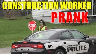 Construction Worker Prank  with Manny the Mannequin