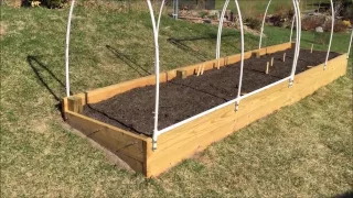 Raised Garden Bed + How to Make an Easy-Access Cover