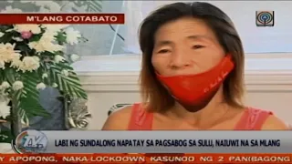 Labi ng sundalong namatay sa Jolo, naiuwi na