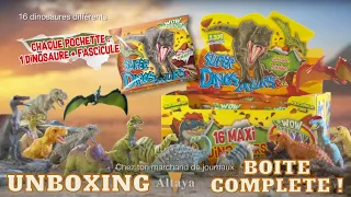 SUPER DINOSAURS & CO ALTAYA collection - COMPLETE BOX! Let's discover incredible dinosaurs!