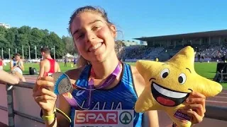 FAVOLOSA MARTA ZENONI VICE CAMPIONESSA EUROPEA dei 1500 Under 23 a Tallinn il 11/07/2021