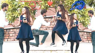 Proposing scared girl|| Magic prank with girls|| Epic reaction 😱||. Squad Raj